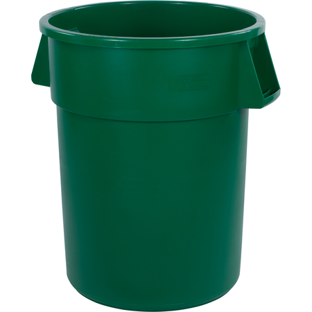 34105509 - Bronco™ Round Waste Bin Trash Container 55 Gallon - Green