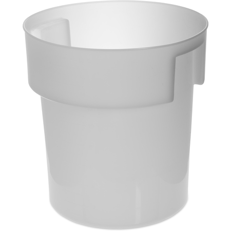 180002 - Polyethylene Bain Marie Food Storage Container 18 qt - White