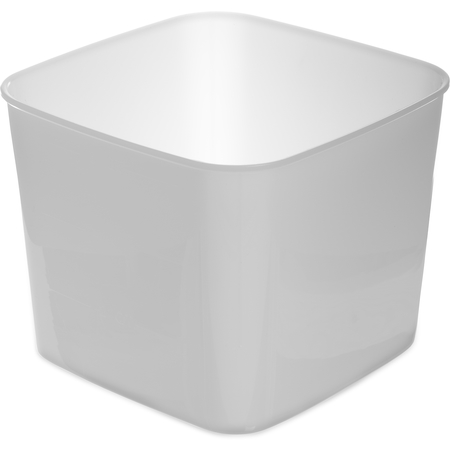 155602 - StorPlus™ Polyethylene Space Saver Food Storage Container 6 qt - White