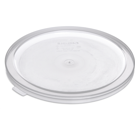 125230 - Polypropylene Bain Marie Food Storage Container Lid 12 - 22 qt - Translucent
