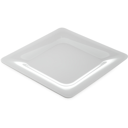 4440002 - Designer Displayware™ Wide Rim Square Plate 12" - White