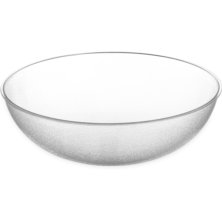 722307 - Round Pebbled Bowl 33 qt - Clear