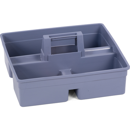JC1945CB23 - 3-Compartment Tool Caddy for Janitorial Cart  - Gray