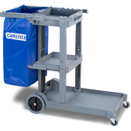 Standard Janitorial;Cleaning Cart Gray