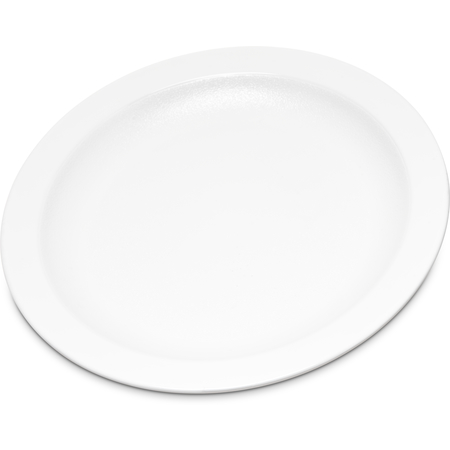 PCD20602 - Polycarbonate Narrow Rim Plate 6.5" - White