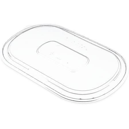 DXL800PCLR - Flat Lid for Microwaveable Large Entrees (250/cs) - Clear