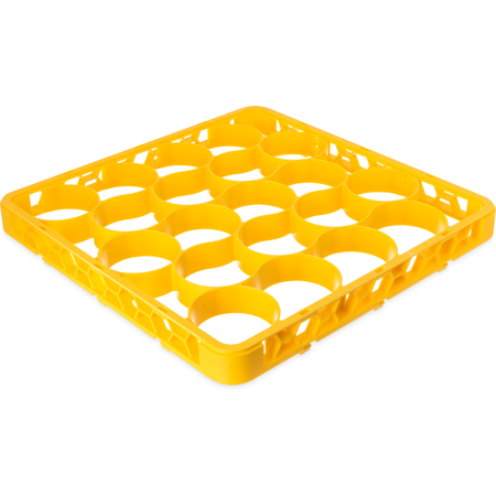 REW20SC04 - OptiClean™ NeWave™ Color-Coded Short Glass Rack Extender 20 Compartment - Yellow