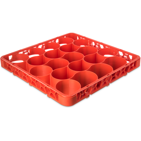 REW20LC24 - OptiClean™ NeWave™ Color-Coded Long Glass Rack Extender 20 Compartment - Orange