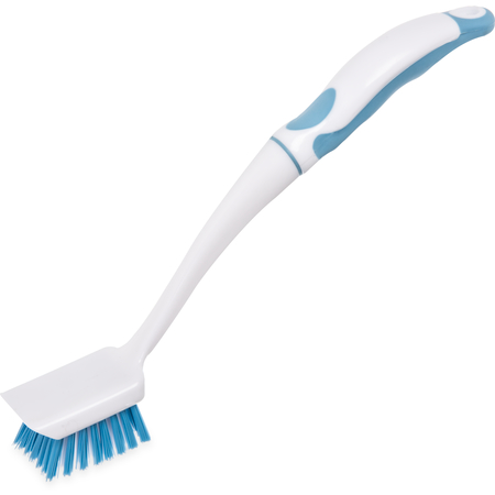 361014100 - Sparta® Angled Dish & Sink Brush 11.5" - White-Blue