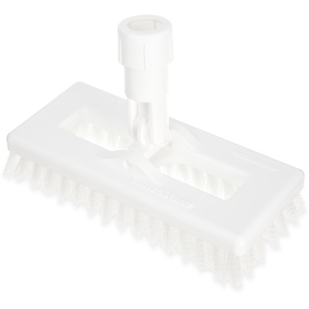 3638831EC02 - Color Code Swivel Scrub Brush 8" - White