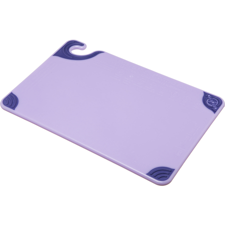 CBG121812PR - Allergen Saf-T-Grip Cutting Board 12" x 18" - Purple