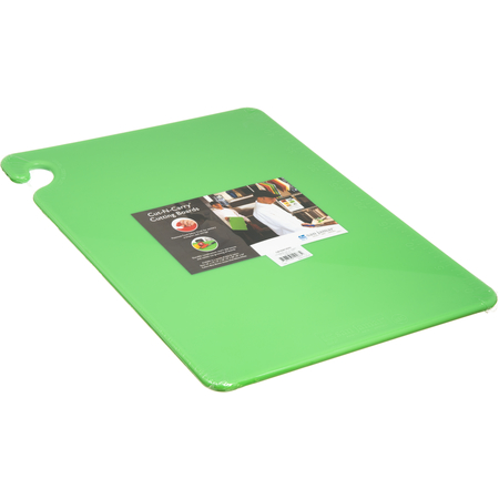 CB152012GN - Cut-N-Carry Cutting Board 15" x 20" x 0.5" - Green