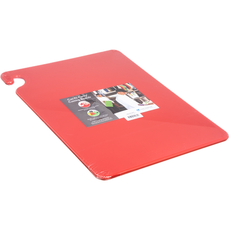 CB152012RD - Cut-N-Carry Cutting Board 15" x 20" x 0.5" - Red