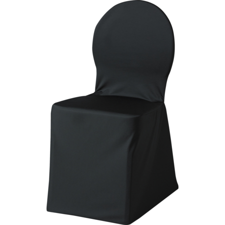 5451CC014 - Silhouette Chair Cover 22" x 17.5" x 36.5" - Black