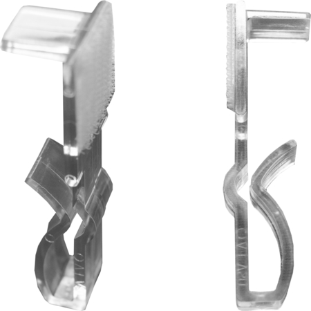 FV - SKRT CLIP FV 100/PK ALUMINUM H/L