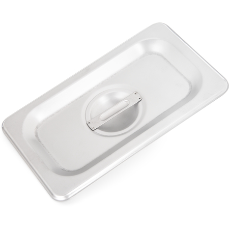 607190C - DuraPan™ Stainless Steel Steam Table Hotel Pan Handled Cover 1/9 Size