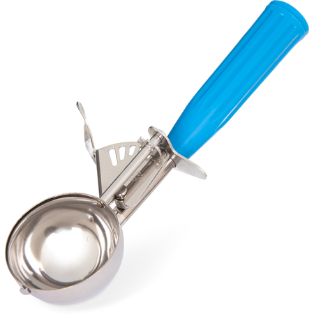 60300-16 - Stainless Steel Disher Scoop #16 Size 2.75 oz - Blue