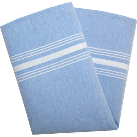 54251822NH002 - Chambray Striped Napkin 18" x 22" - Blue