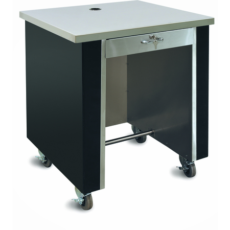 DXP2CR - DineXpress® Solid Top Corner Counter 30" L x 30" W x 36" H - Stainless Steel
