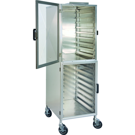 DXPER18R - Dinex® Enclosed Rack Display Cabinet - Right-Hinged  - Silver