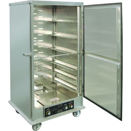 DXP1012U - Dinex® Insulated Aluminum Heated Proofer Cabinet - Universal Shelving  - Silver