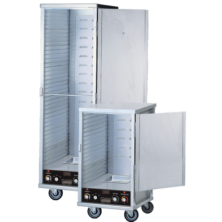 DXP1034 - Dinex® Insulated Aluminum Heated Proofer Cabinet 31" x 21.5" x 68.75" - Silver