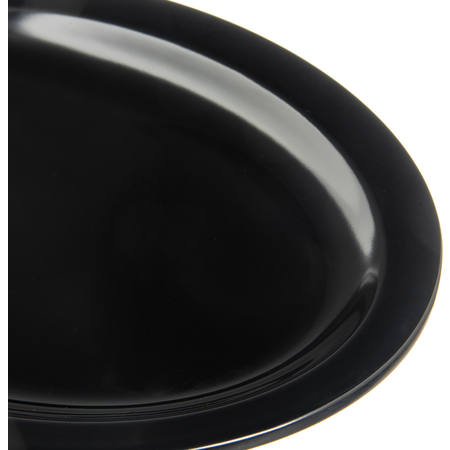 KL12703 - Kingline™ Melamine Oval Platter Tray 12" x 9" - Black