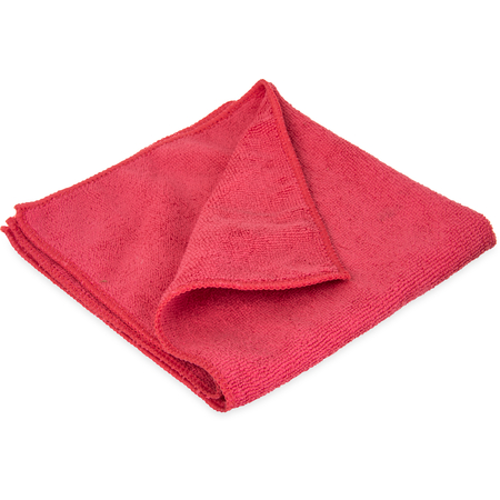 3633405 - Terry Microfiber Cleaning Cloth 16" x 16" - Red