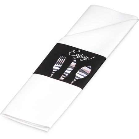 DXCTCADNS1003 - Napkin Sleeve 16" x 16" (300/cs) - Black