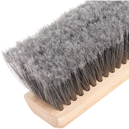 4501423 - Flagged Bristle Hardwood Push Broom Head (Handle Sold Separately) 24" - Gray