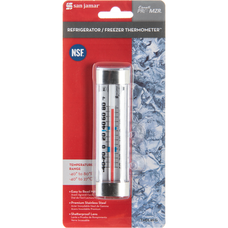 THDLRFG - Refrigerator / Freezer Thermometer Nsf Listed  - Silver