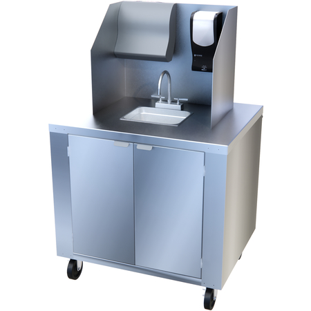 DXPL050114457B - Mobile Hand Washing Station with Backsplash and Dispenser