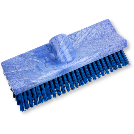 40423EC14 - Color Coded Bi-Level Scrub Brush 10" - Blue