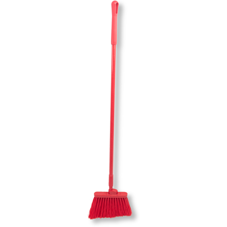 41083EC05 - Color Coded Duo-Sweep Unflagged Angle Broom 56" - Red