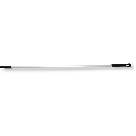 40226EC03 - Natural Aluminum Handle with Color-Coded Tip and Hang Up Cap 60" - Black