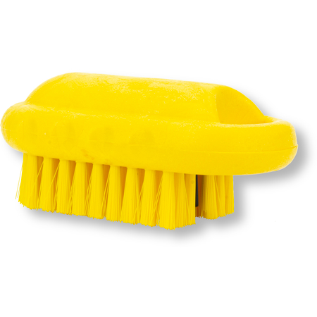 40020EC04 - Hand and Nail Brush 5" - Yellow