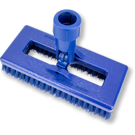 3638831EC14 - Color Code Swivel Scrub Brush 8" - Blue