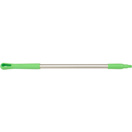 40216EC75 - Natural Aluminum Handle with Color-Coded Tip and Hang Up Cap 48" - Lime