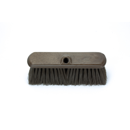 40050EC01 - Color Coded Flo-Thru Brush with Protective Bumper 9.5" - Brown