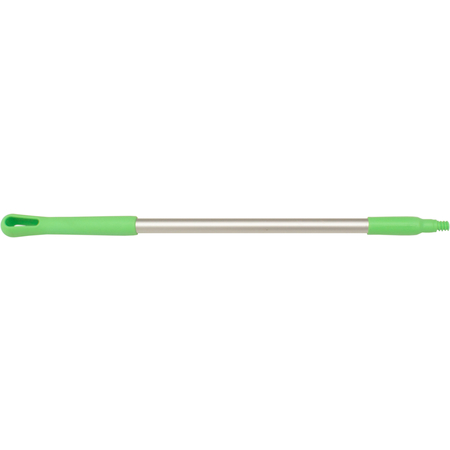 40246EC75 - Natural Aluminum Handle with Color-Coded Tip and Hang Up Cap 30" - Lime
