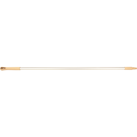 40226EC25 - Natural Aluminum Handle with Color-Coded Tip and Hang Up Cap 60" - Tan