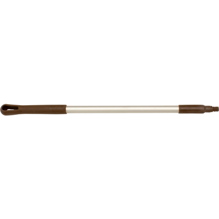 40246EC01 - Natural Aluminum Handle with Color-Coded Tip and Hang Up Cap 30" - Brown
