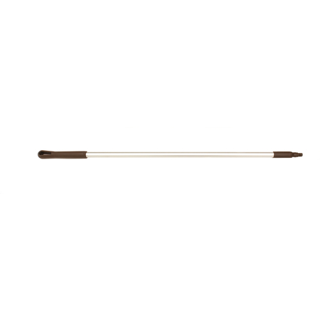 40216EC01 - Natural Aluminum Handle with Color-Coded Tip and Hang Up Cap 48" - Brown