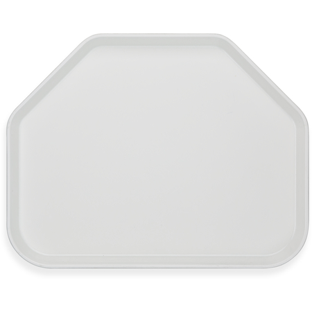 1713FG001 - Glasteel™ Fiberglass Tray Trapezoid 18" x 14" - Bone White