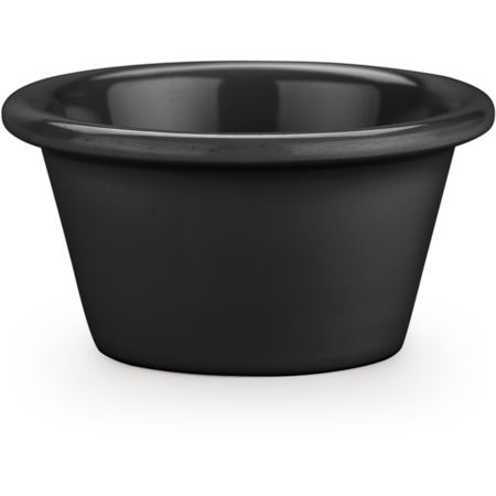 S85203 - Melamine Smooth Ramekin 2 oz - Black