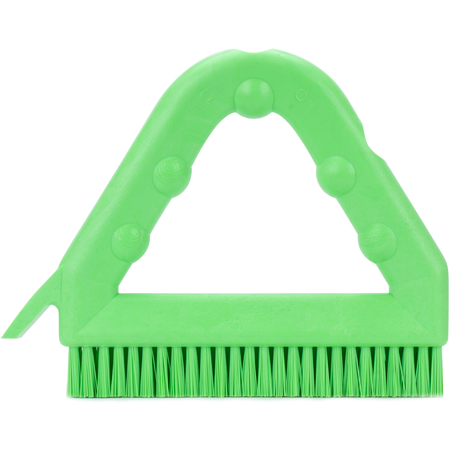 41323EC75 - Spart 9" Color Coded Tile and Grout Brush  - Lime