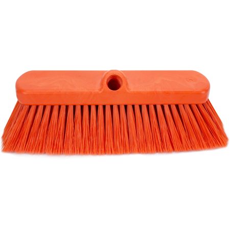 41278EC24 - Color Coded Flo-Thru Wall & Equipment Brush 10" - Orange