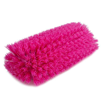 40422EC26 - Color Coded Mult-Level Floor Scrub Brush with End Bristles 12" - Pink