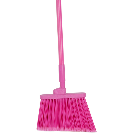 41082EC26 - Color Coded Duo-Sweep Flagged Angle Broom 56" - Pink