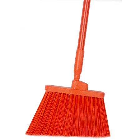 41083EC24 - Color Coded Duo-Sweep Unflagged Angle Broom 56" - Orange